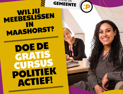 Doe mee met de cursus Politiek Actief